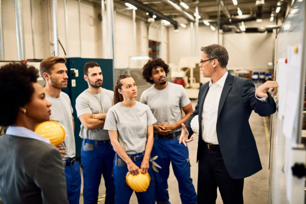 Treinamento NR17 para equipe em ambiente industrial